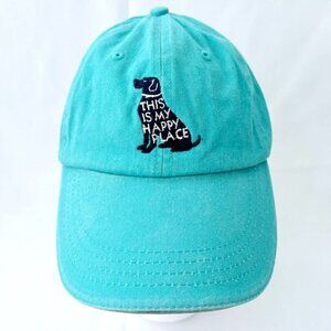 This Is My Happy Place Ft Walton Beach FL Dog Lover Turquoise Baseball Cap Hat